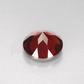 Grenat pyrope rouge naturelle coupe roude, 3,29 ct, VS