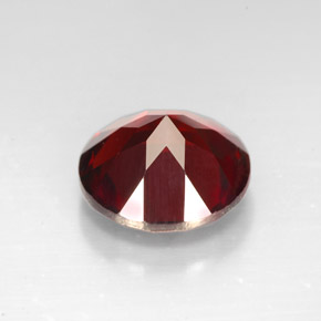 Grenat pyrope rouge naturelle coupe roude, 3,40 ct, VVS-VS