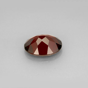 Grenat pyrope rouge naturelle coupe ovale, 2,98 ct, VS