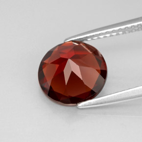 Grenat pyrope rouge naturelle coupe roude, 2,92 ct, VS