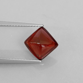 Grenat pyrope rouge naturelle transparent, 2,94 ct, transparent / translucide