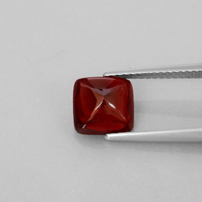 Grenat pyrope rouge naturelle transparent, 2,63 ct, transparent / translucide