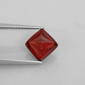 Grenat pyrope rouge naturelle transparent, 2,58 ct, transparent / translucide