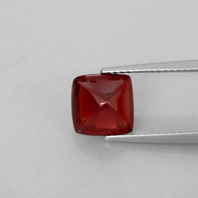 Grenat pyrope rouge naturelle transparent, 2,98 ct, transparent / translucide
