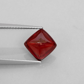 Grenat pyrope rouge naturelle transparent, 2,98 ct, transparent / translucide