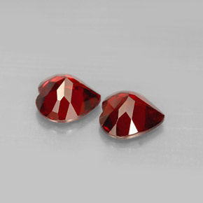 Achetez naturel ct Rouge foncé Grenat pyrope gems, Forme de coeur, En provenance Mozambique chez GemSelect. En stock, livraison internationale!