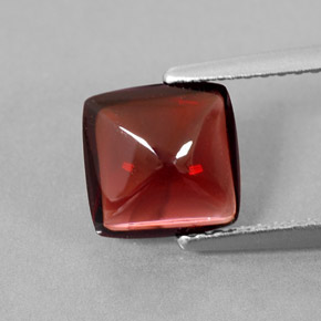 Grenat pyrope rouge naturelle transparent, 2,22 ct, transparent / translucide