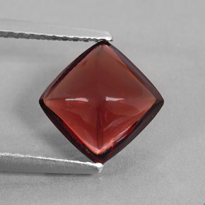 Grenat pyrope rouge naturelle transparent, 2,22 ct, transparent / translucide