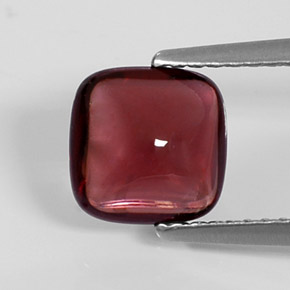 Grenat pyrope rouge naturelle transparent, 2,02 ct, transparent / translucide