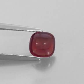 Grenat pyrope rouge naturelle transparent, 1,16 ct, transparent / translucide