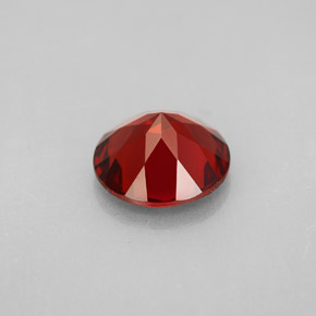 Grenat pyrope rouge naturelle coupe roude, 2,93 ct, VVS-VS