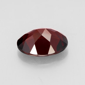 Grenat pyrope rouge naturelle coupe ovale, 2,98 ct, VVS-VS