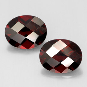 Achetez naturel ct rouge grenat pyrope gems, coupe ovale, en provenance mozambique chez gemselect. en stock, livraison internationale!