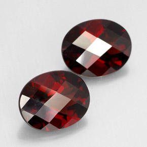 Achetez naturel ct rouge grenat pyrope gems, coupe ovale, en provenance mozambique chez gemselect. en stock, livraison internationale!