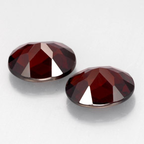 Achetez naturel ct rouge grenat pyrope gems, coupe ovale, en provenance mozambique chez gemselect. en stock, livraison internationale!