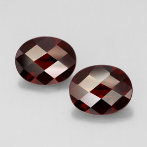 Achetez naturel ct rouge grenat pyrope gems, coupe ovale, en provenance mozambique chez gemselect. en stock, livraison internationale!