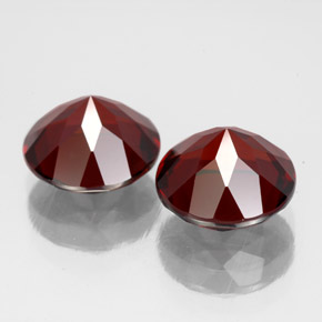 Achetez naturel ct rouge grenat pyrope gems, coupe roude, en provenance mozambique chez gemselect. en stock, livraison internationale!