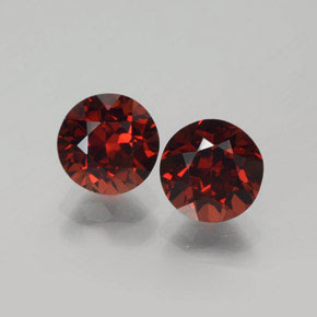 Achetez naturel ct rouge grenat pyrope gems, coupe roude, en provenance mozambique chez gemselect. en stock, livraison internationale!