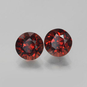 Achetez naturel ct rouge grenat pyrope gems, coupe roude, en provenance mozambique chez gemselect. en stock, livraison internationale!