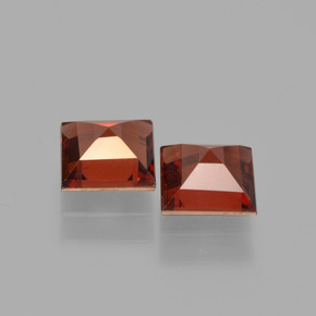 Achetez naturel 1,47ct rouge grenat pyrope gems, carré, en provenance mozambique chez gemselect. en stock, livraison internationale!