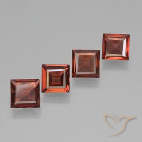 Shop natural 2.21ct Rouge écarlate Grenat pyrope gems, Carré, from Mozambique at GemSelect. In stock, global shipping!