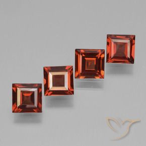 Shop natural 2.58ct Rouge moyen Grenat pyrope gems, Carré, from Mozambique at GemSelect. In stock, global shipping!