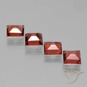 Shop natural 2.80ct Rouge moyen Grenat pyrope gems, Carré, from Mozambique at GemSelect. In stock, global shipping!