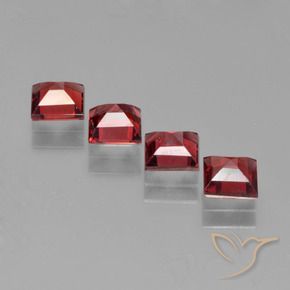 Shop natural 2.77ct Rouge sang profond Grenat pyrope gems, Carré, from Mozambique at GemSelect. In stock, global shipping!