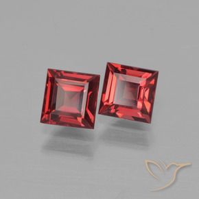 Achetez naturel 1,80ct rouge grenat pyrope gems, carré, en provenance mozambique chez gemselect. en stock, livraison internationale!