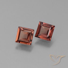 Shop natural 1.33ct Brique rouge Grenat pyrope gems, Carré, from Mozambique at GemSelect. In stock, global shipping!