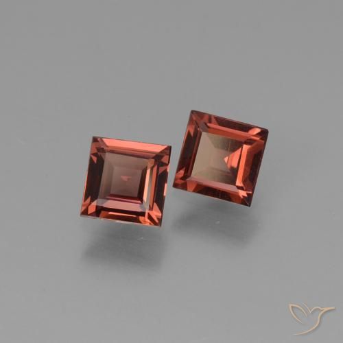 Shop natural 1.37ct Brique rouge Grenat pyrope gems, Carré, from Mozambique at GemSelect. In stock, global shipping!