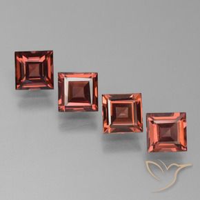 Shop natural 3.09ct Rouge moyen Grenat pyrope gems, Carré, from Mozambique at GemSelect. In stock, global shipping!