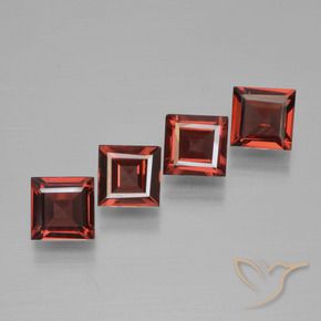 Shop natural 2.63ct Rouge foncé Grenat pyrope gems, Carré, from Mozambique at GemSelect. In stock, global shipping!