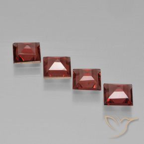 Shop natural 2.63ct Rouge foncé Grenat pyrope gems, Carré, from Mozambique at GemSelect. In stock, global shipping!