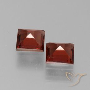 Shop natural 1.62ct Rouge écarlate profond Grenat pyrope gems, Carré, from Mozambique at GemSelect. In stock, global shipping!