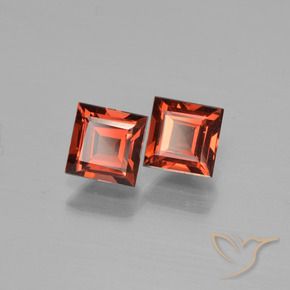 Shop natural 1.68ct Rouge écarlate Grenat pyrope gems, Carré, from Mozambique at GemSelect. In stock, global shipping!