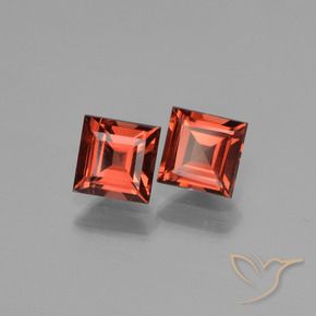 Shop natural 1.59ct Rouge écarlate Grenat pyrope gems, Carré, from Mozambique at GemSelect. In stock, global shipping!