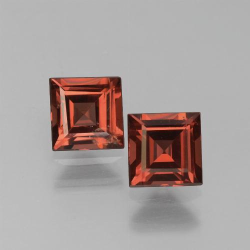 Achetez naturel 1,57ct rouge grenat pyrope gems, carré, en provenance mozambique chez gemselect. en stock, livraison internationale!