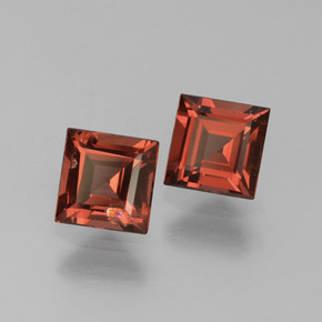 Achetez naturel 1,57ct rouge grenat pyrope gems, carré, en provenance mozambique chez gemselect. en stock, livraison internationale!