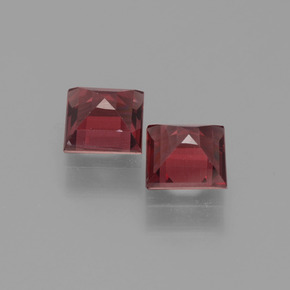Achetez naturel 1.66ct Rouge foncé Grenat pyrope gems, Carré, En provenance Mozambique chez GemSelect. En stock, livraison internationale!
