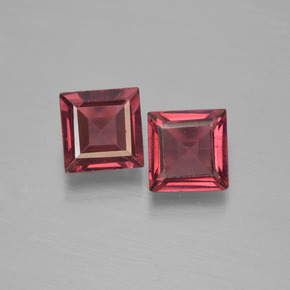 Achetez naturel 1.42ct Rouge moyen Grenat pyrope gems, Carré, En provenance Mozambique chez GemSelect. En stock, livraison internationale!