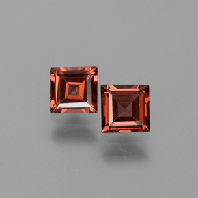 Achetez naturel 1,50ct rouge grenat pyrope gems, carré, en provenance mozambique chez gemselect. en stock, livraison internationale!