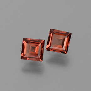 Achetez naturel 1,50ct rouge grenat pyrope gems, carré, en provenance mozambique chez gemselect. en stock, livraison internationale!