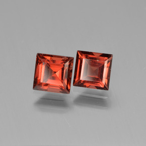 Achetez naturel 1,79ct rouge grenat pyrope gems, carré, en provenance mozambique chez gemselect. en stock, livraison internationale!