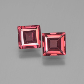 Achetez naturel 1,55ct rouge grenat pyrope gems, carré, en provenance mozambique chez gemselect. en stock, livraison internationale!