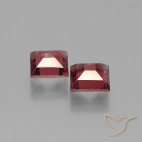 Shop natural 1.48ct Vin rouge profond Grenat pyrope gems, Carré, from Mozambique at GemSelect. In stock, global shipping!