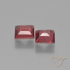 Shop natural 1.54ct Vin rouge profond Grenat pyrope gems, Carré, from Mozambique at GemSelect. In stock, global shipping!
