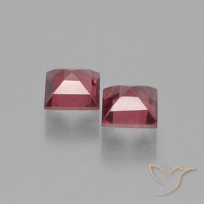 Shop natural 1.57ct Rouge moyen-foncé Grenat pyrope gems, Carré, from Mozambique at GemSelect. In stock, global shipping!