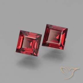 Shop natural 1.52ct Rouge foncé Grenat pyrope gems, Carré, from Mozambique at GemSelect. In stock, global shipping!