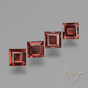 Shop natural 2.48ct Rouge groseille Grenat pyrope gems, Carré, from Mozambique at GemSelect. In stock, global shipping!